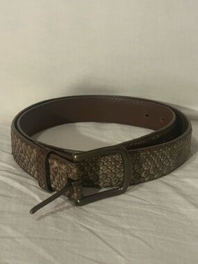 Tecovas Brown Python Belt Size 38